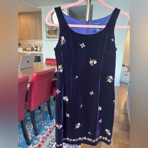 Ann Taylor Velvet Dress- Vintage